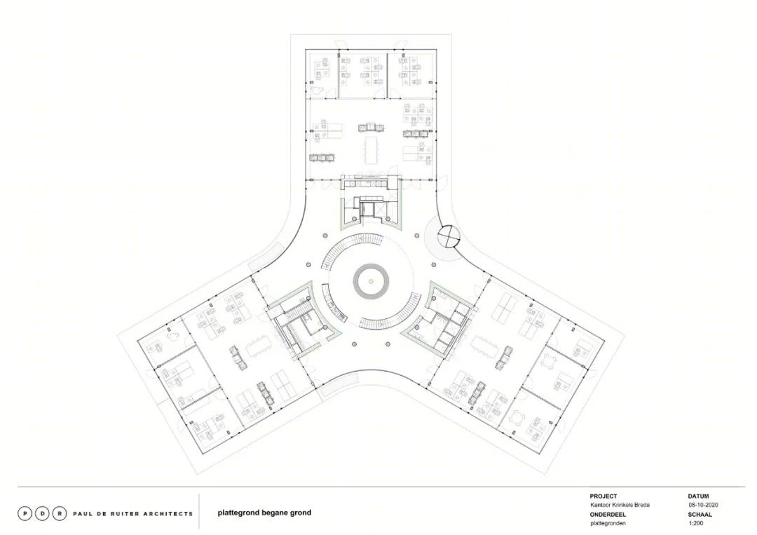 Krinkels BV 公司总部大楼特色楼梯设计丨新西兰丨Paul de Ruiter 建筑事务所-29