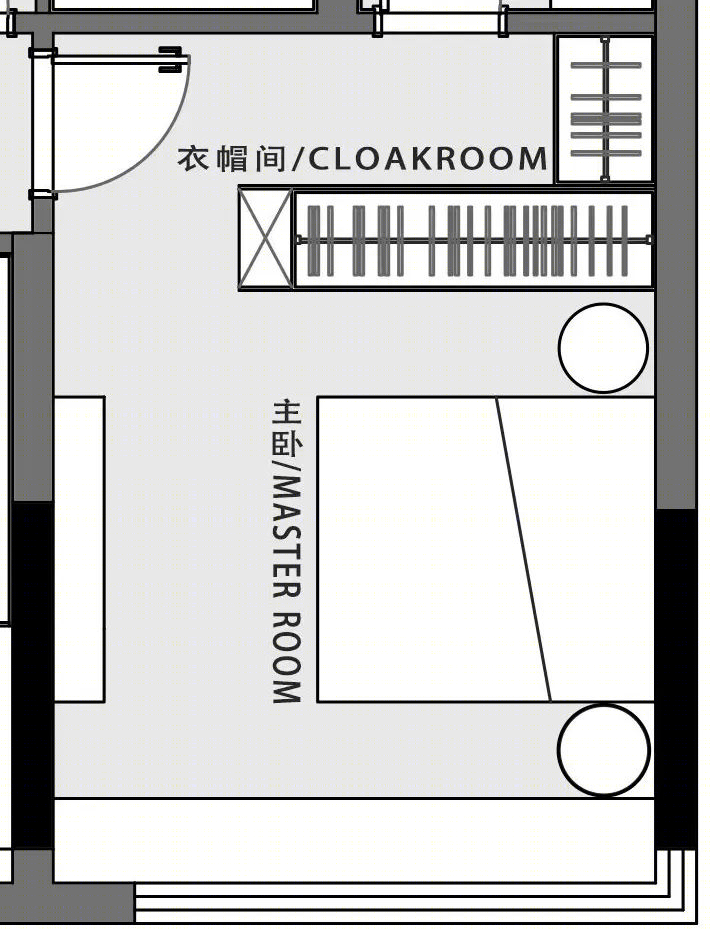 中海九樾三口之家 · 简约明亮,空间利用翻倍丨六呈空间设计-67