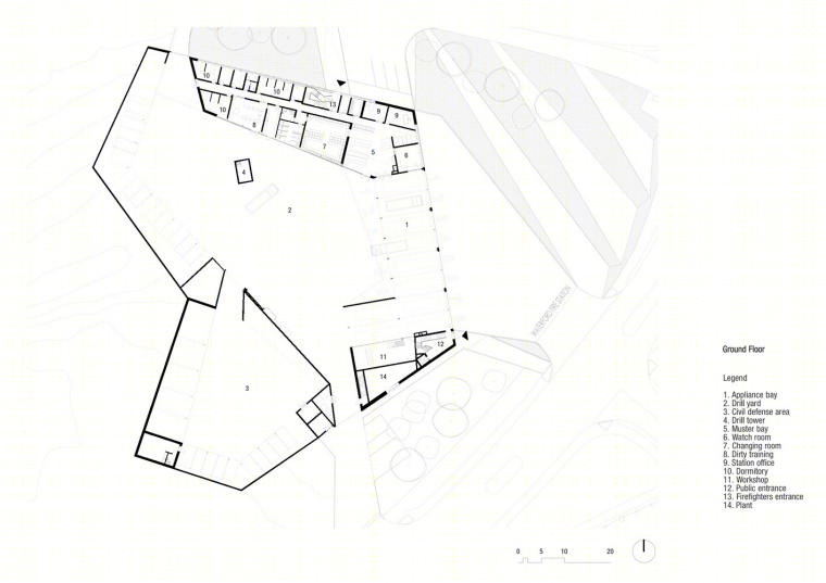 爱尔兰沃特福德消防站丨McculloughMulvin Architects-34