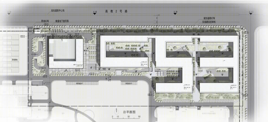 杭州职业技术学院学生后勤服务区丨中国杭州丨浙江大学建筑设计研究院-15