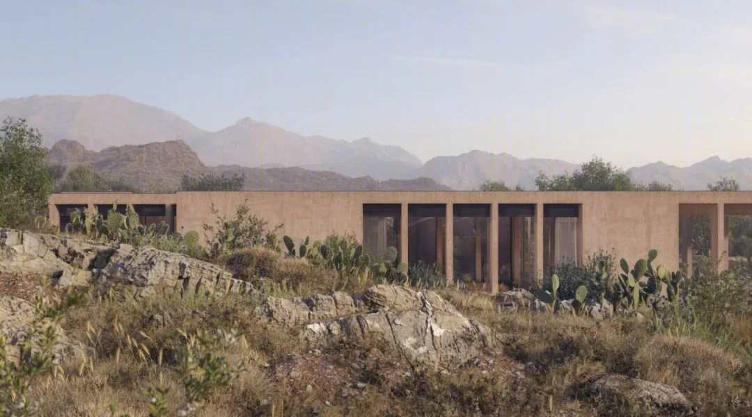 中东音乐家建筑师 Carl Gerges 的创意之作 | Baalbek 自然景观住宅 Villa Chams-15