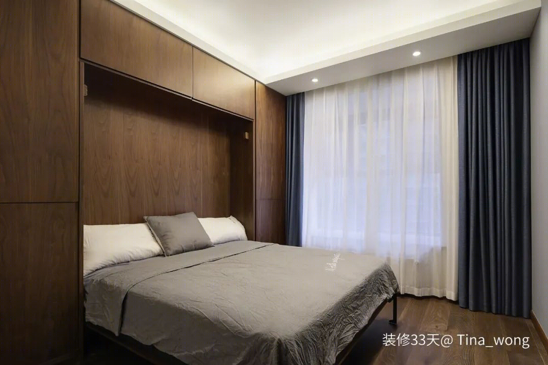 简约复古实木调三室丨中国上海丨Tina_wong(上海)-27