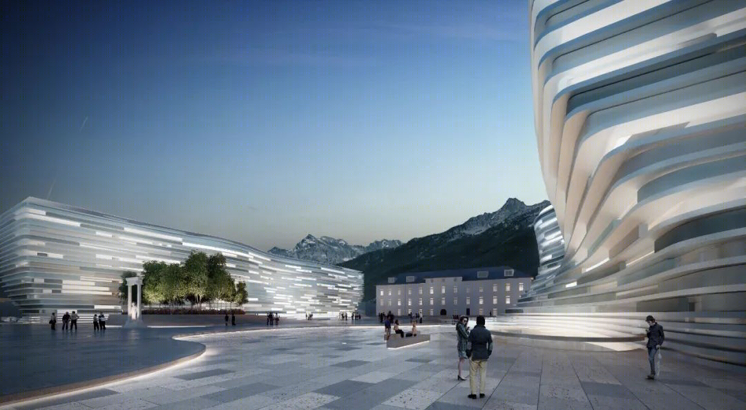 瓦莱达奥斯塔大学新校区——有机“冰山”校园，彰显地域文化特色-47
