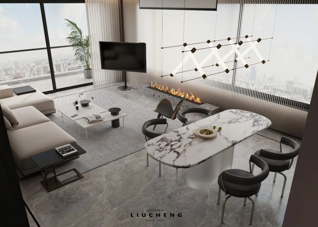 融创壹号院简约温馨婚房设计丨LIU CHENG DESIGN-32