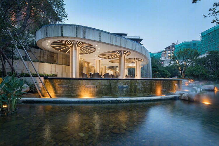 福州金辉溪溪里新中式住宅景观-3
