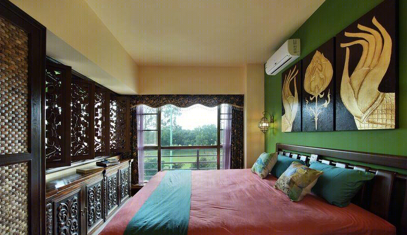 45 平米小户型，打造东南亚风情的大阳台生活-32