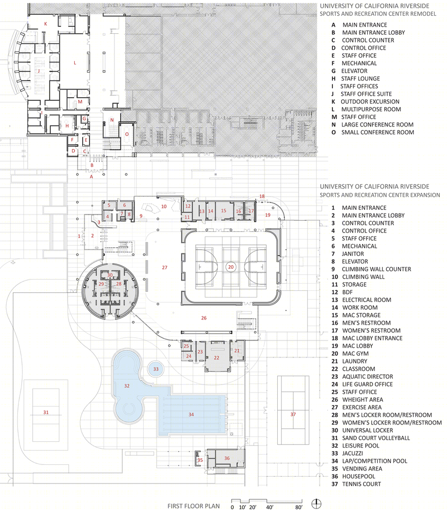 美国加州大学河滨分校学生娱乐中心丨CannonDesign-50