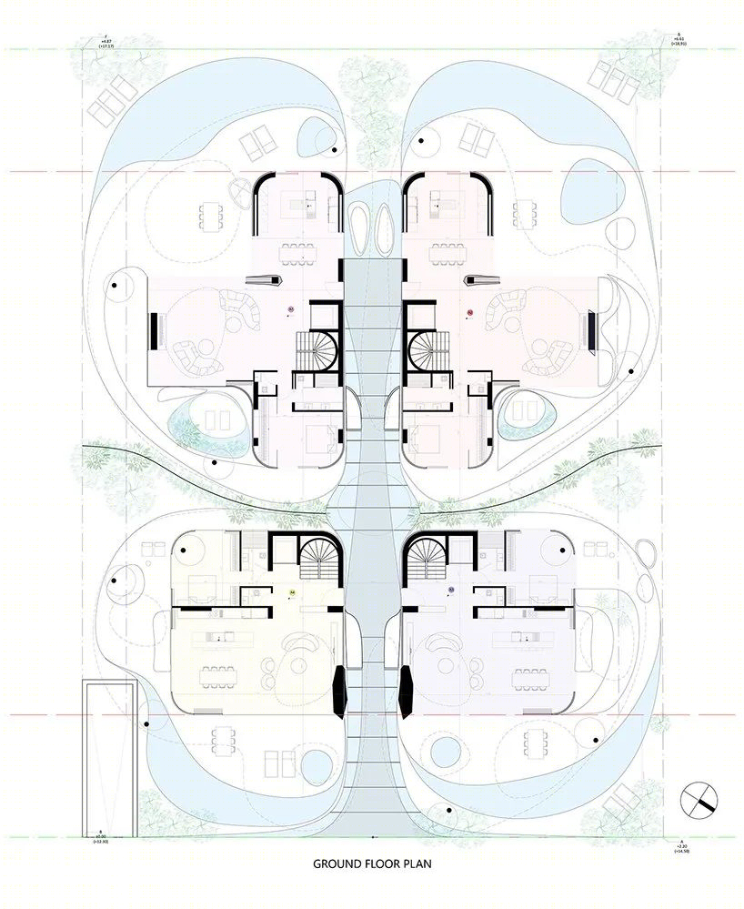 希腊雅典“蝴蝶形”新合院产品,独特设计展现极简现代风格-26