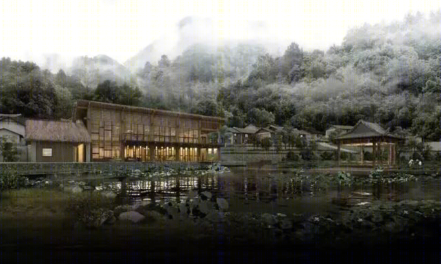 武侠风丽水隐世民宿,原木侘寂之美-19