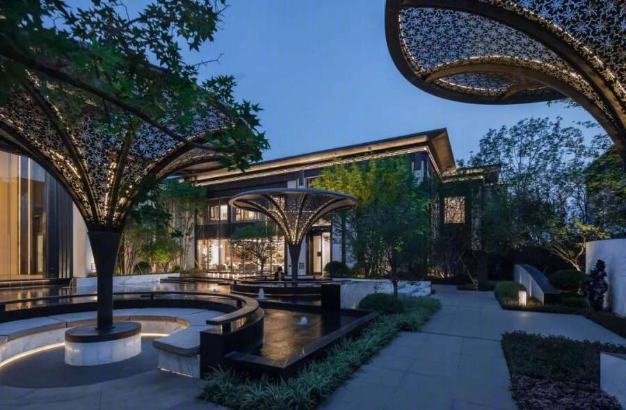 沈阳龙湖舜山府示范区景观 | 现代与传统的美妙融合-21