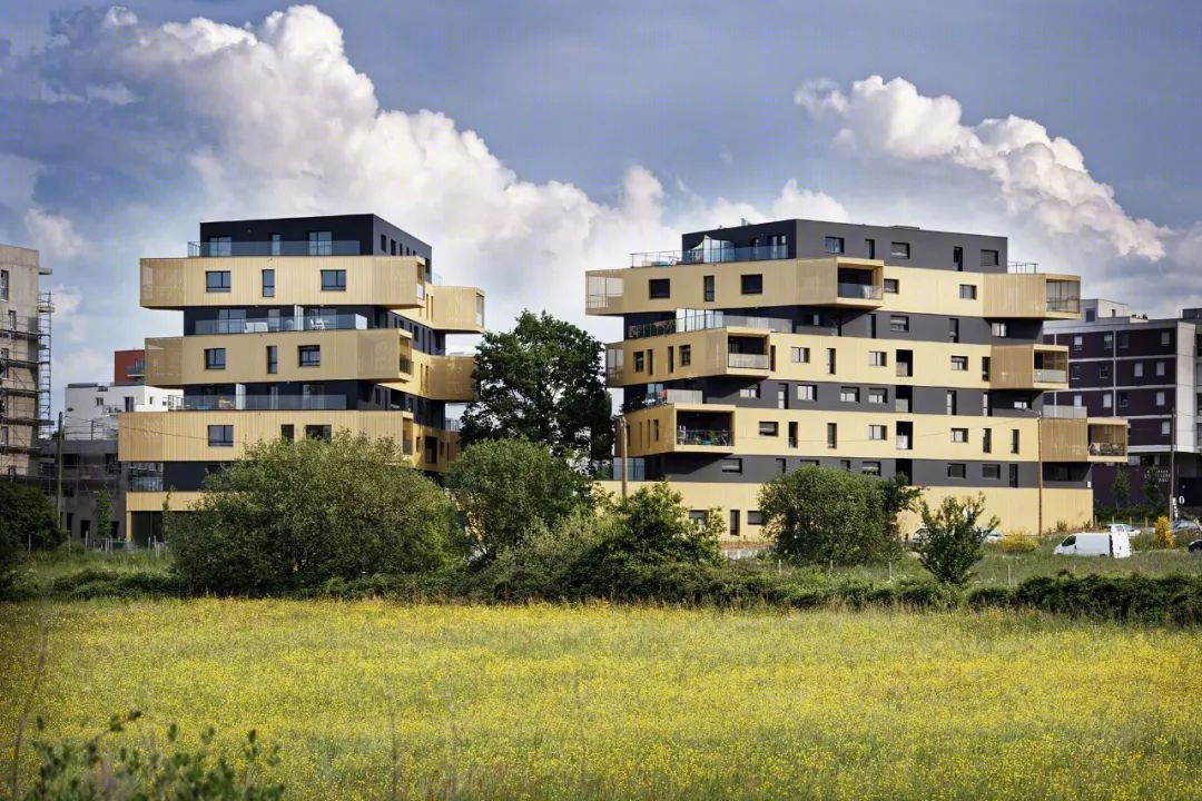 “交错金字塔”住宅公寓 | 适应性强的北立面设计-12