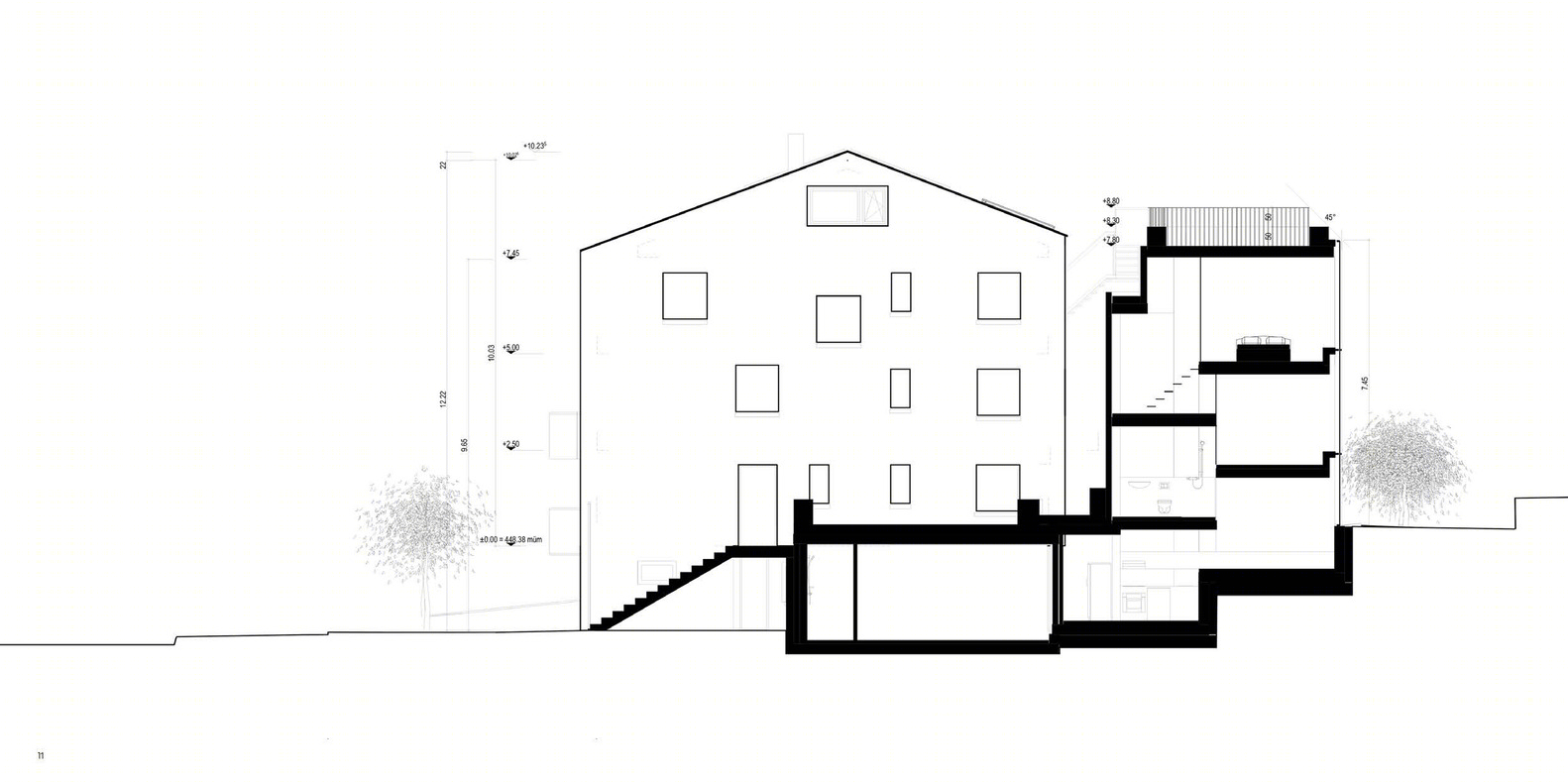 瑞士 Ennetweg 住宅和商业建筑群丨瑞士卢塞恩丨Gole GmbH-22