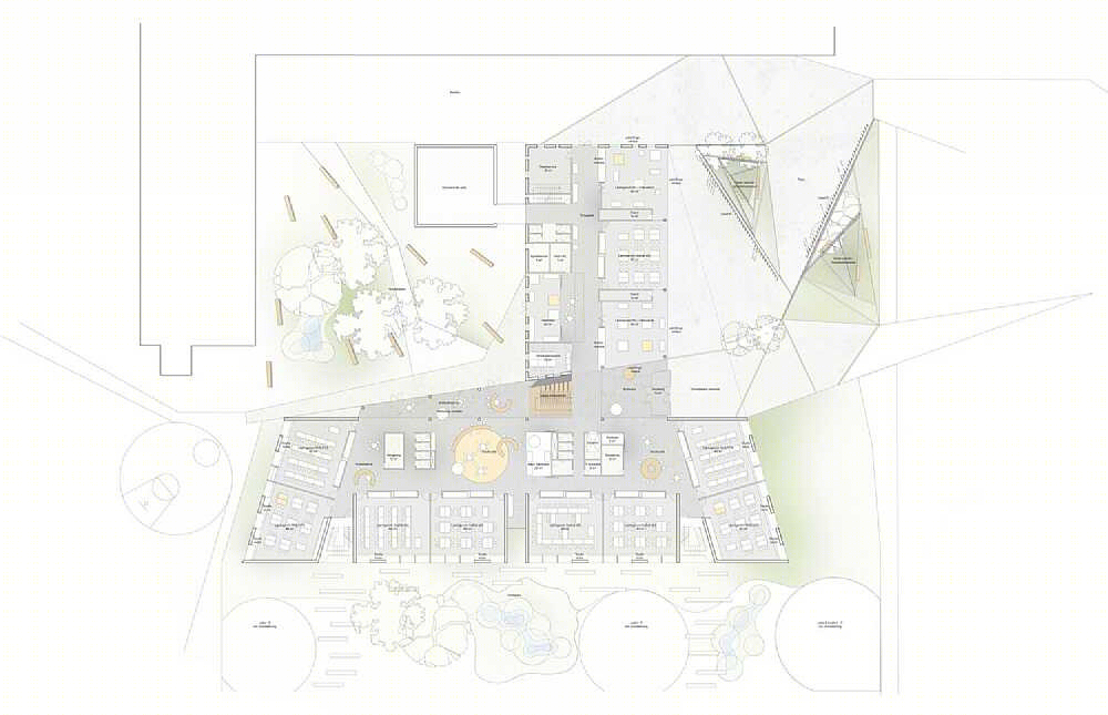 丹麦 Herningsholm College 教学楼-14