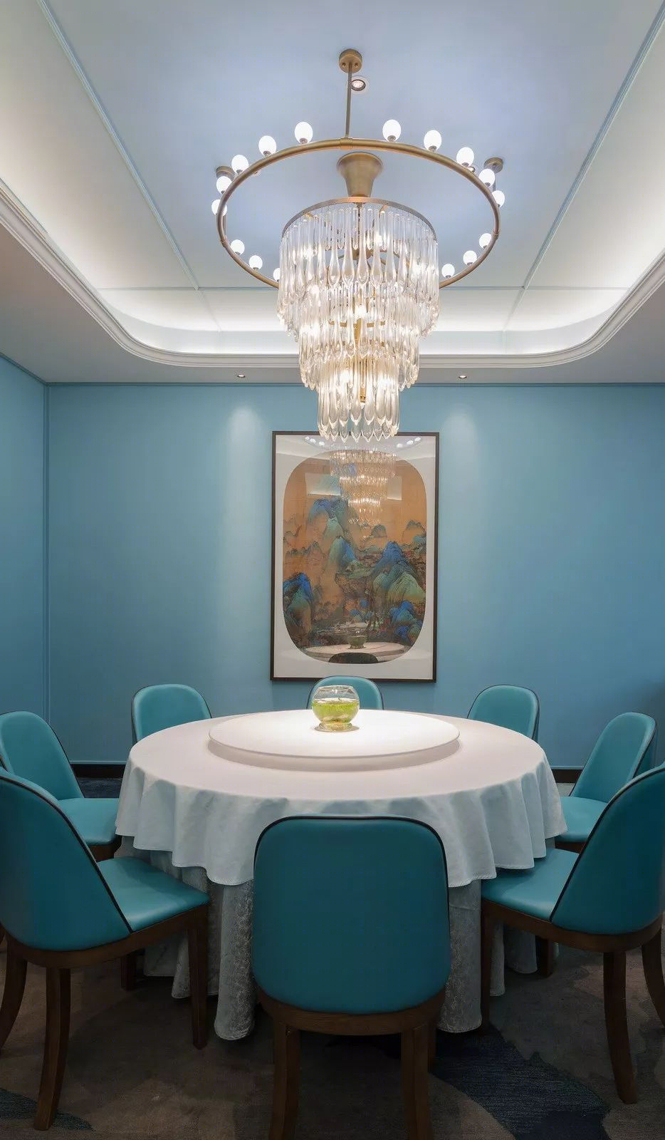 七号湘·南湖路店 | 清雅蓝莲,湘菜空间新定义-34