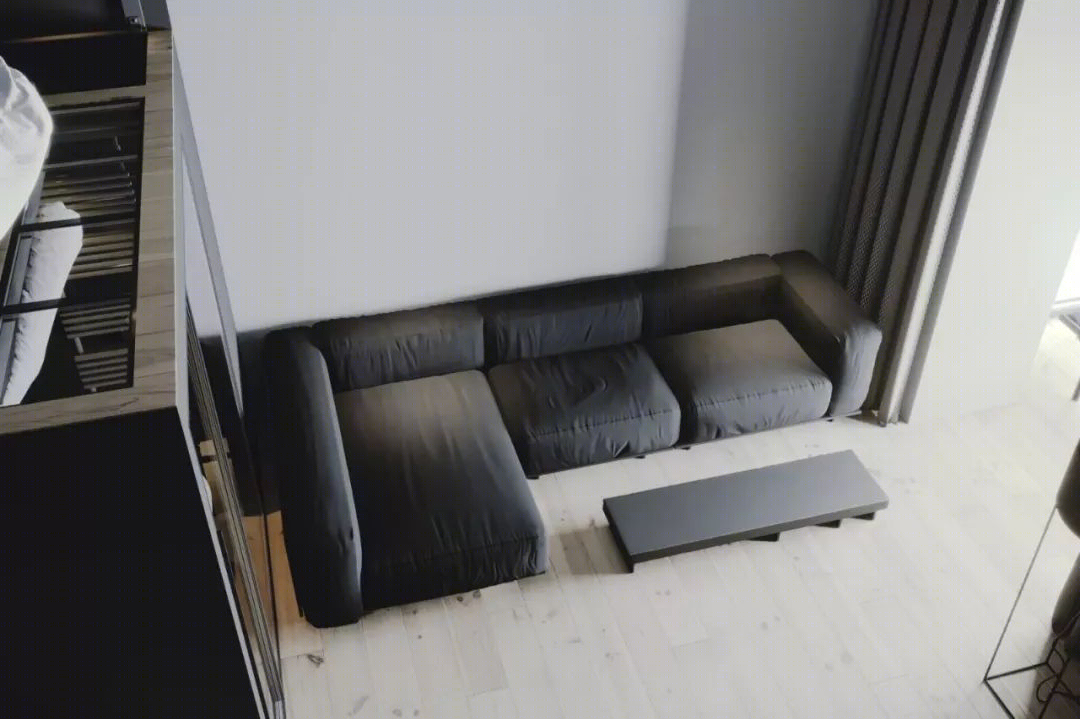 基辅高级黑 LOFT,功能主义与空间完美结合-25