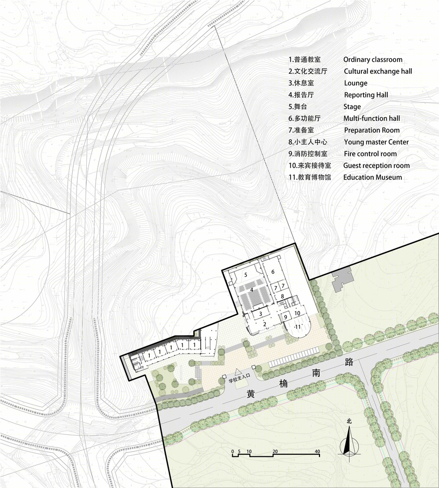 重庆两江新区人民小学——奔跑的校园建筑-70