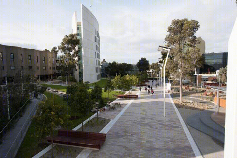 绿色现代的迪肯大学校园改造-13