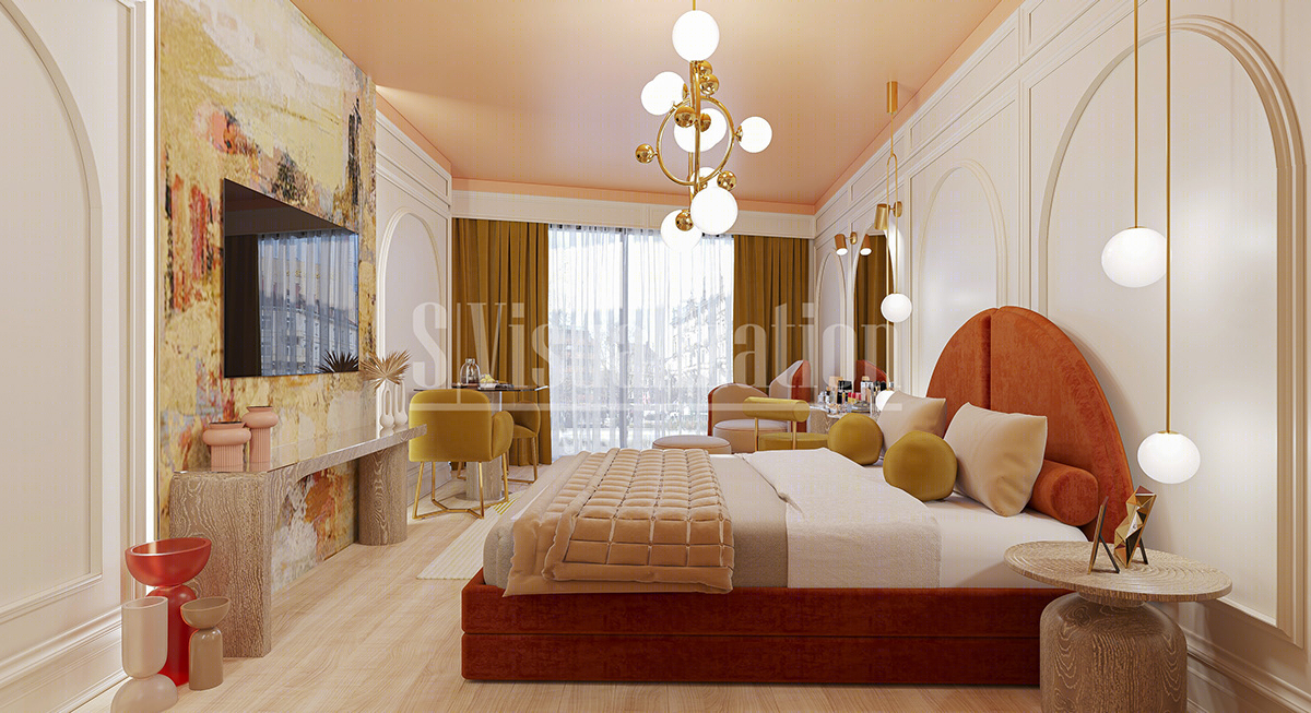 Anastasiya Gushchina丨酒店丨Germany Hotel Room Design-3