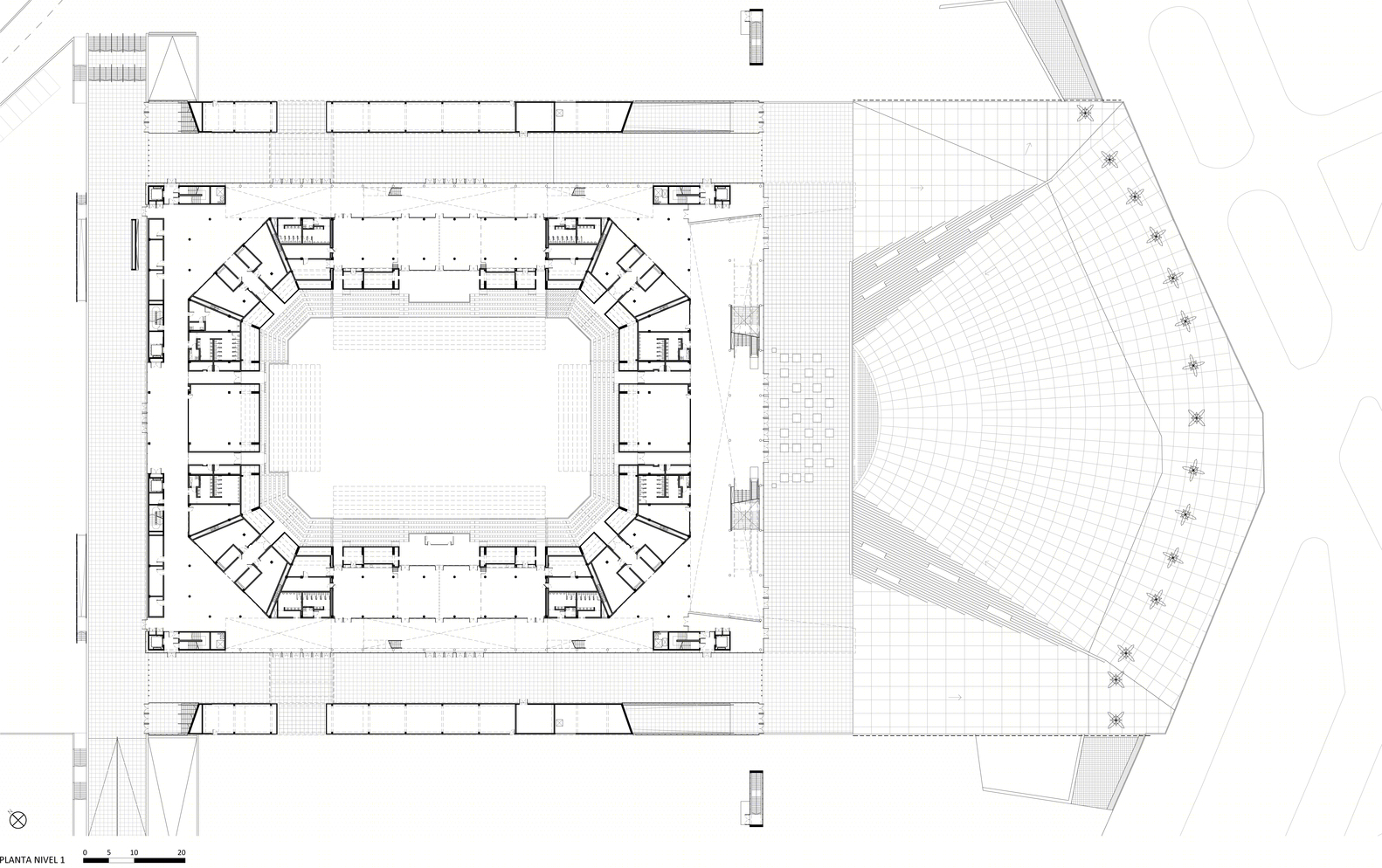 乌拉圭Antel Arena混合用途建筑-21