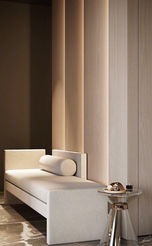 原木与大理石 打造出既精致又舒适的住宅-0