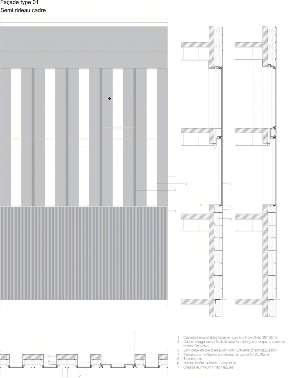 法国里尔 Euravenir 大楼丨LAN architecture-44