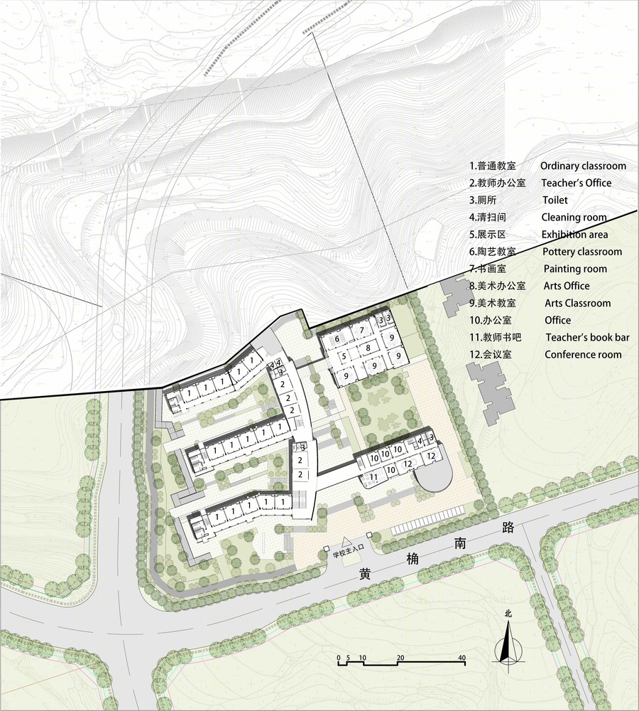 重庆两江新区人民小学——奔跑的校园建筑-71