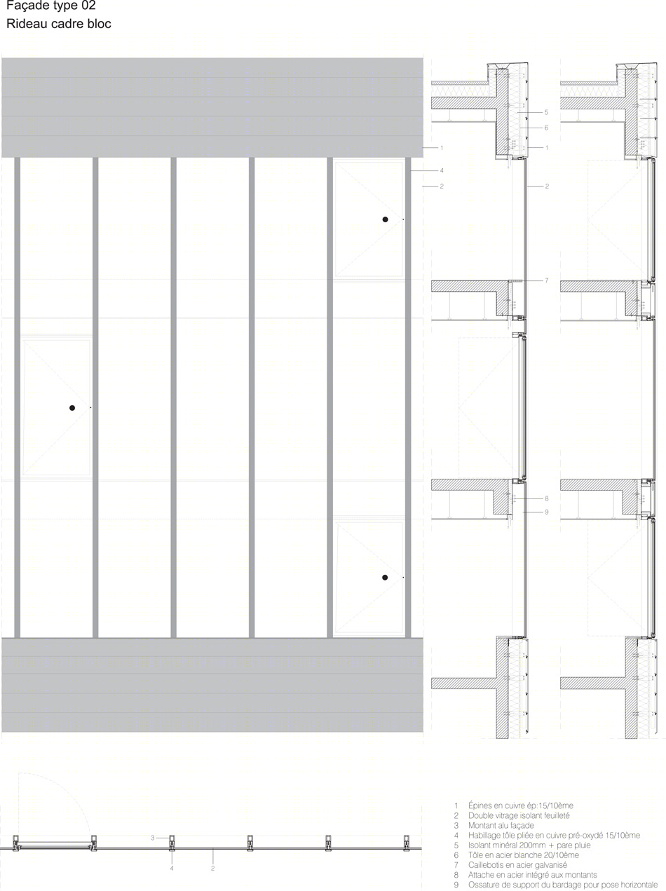 法国里尔 Euravenir 大楼丨LAN architecture-45