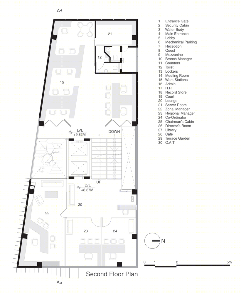 印度克曼亚提拉克多功能合作信用社丨Thirdspace Architecture Studio-44