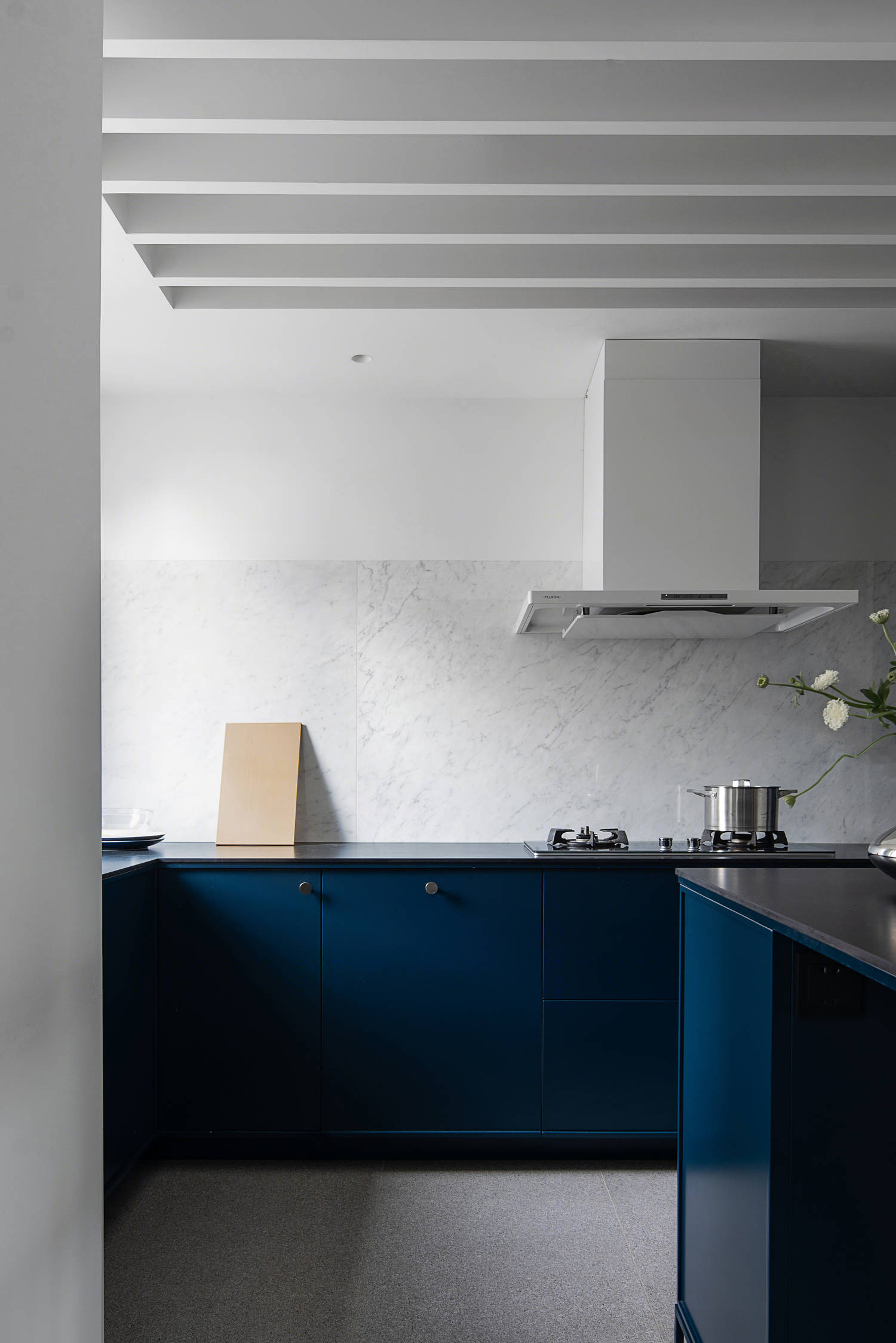 中央蓝色的家丨中国上海丨梁聿设计工作室-2