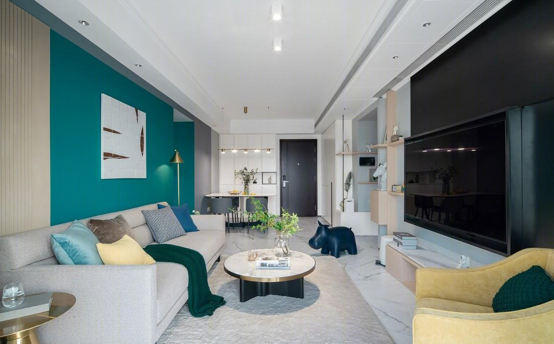 有彩世界、有型有色，让空间不再平淡-12