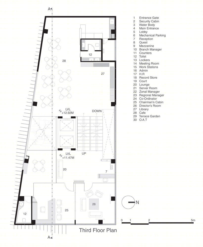 印度克曼亚提拉克多功能合作信用社丨Thirdspace Architecture Studio-45
