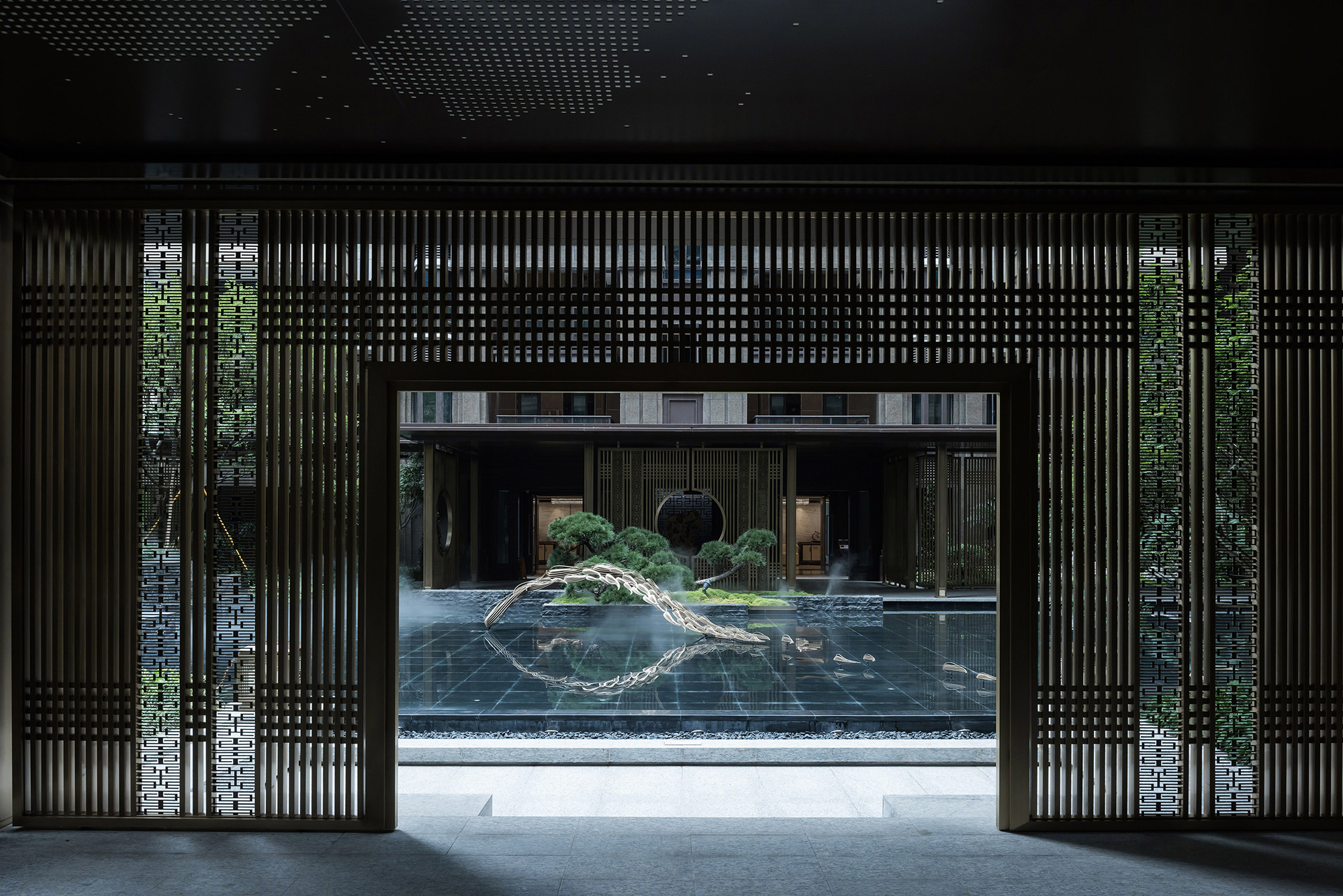 南宁大唐臻观示范区景观 | 现代主义东方居住美学-14