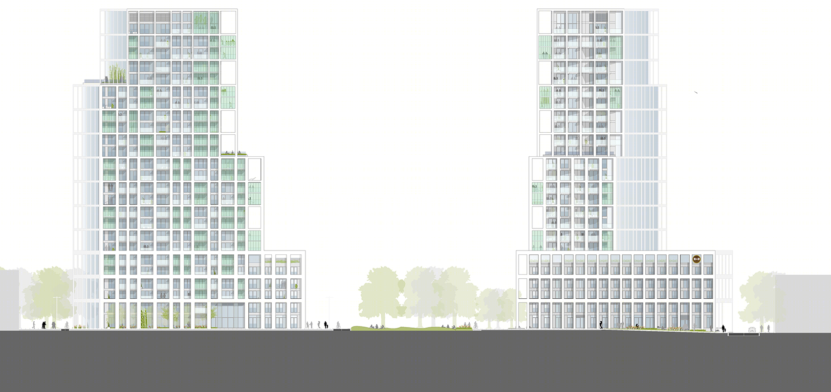 比利时安特卫普 Zuiderzicht 住宅综合体丨KCAP 与 EVR architecten-46