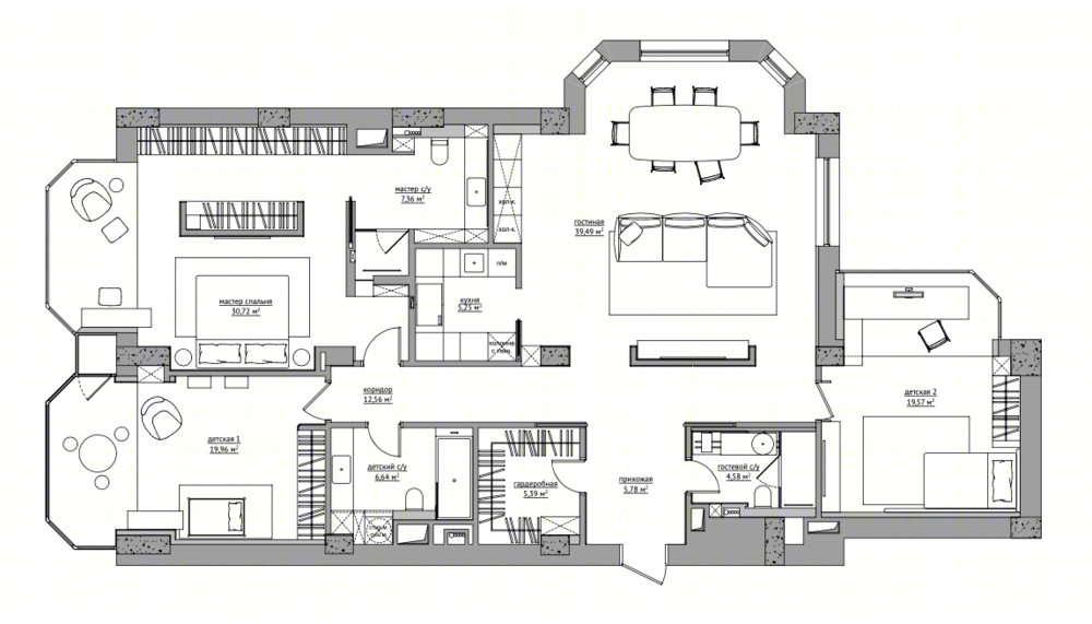 VTB ARENA PARK 公寓设计丨俄罗斯丨BABAYANTS ARCHITECTS-166