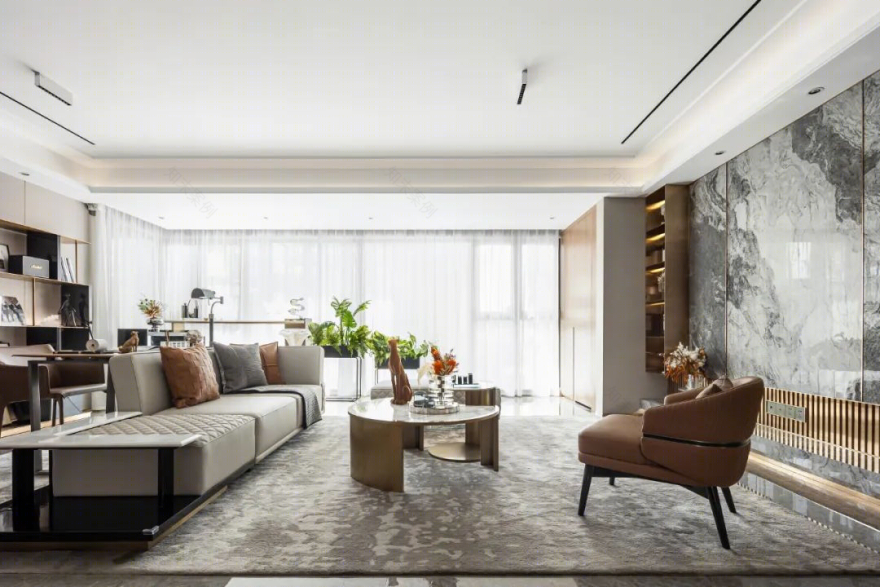 金地·二期峯汇125,150户型样板间丨EH DESIGN GROUP棣赞室内设计团队,棣品软装陈设团队-12