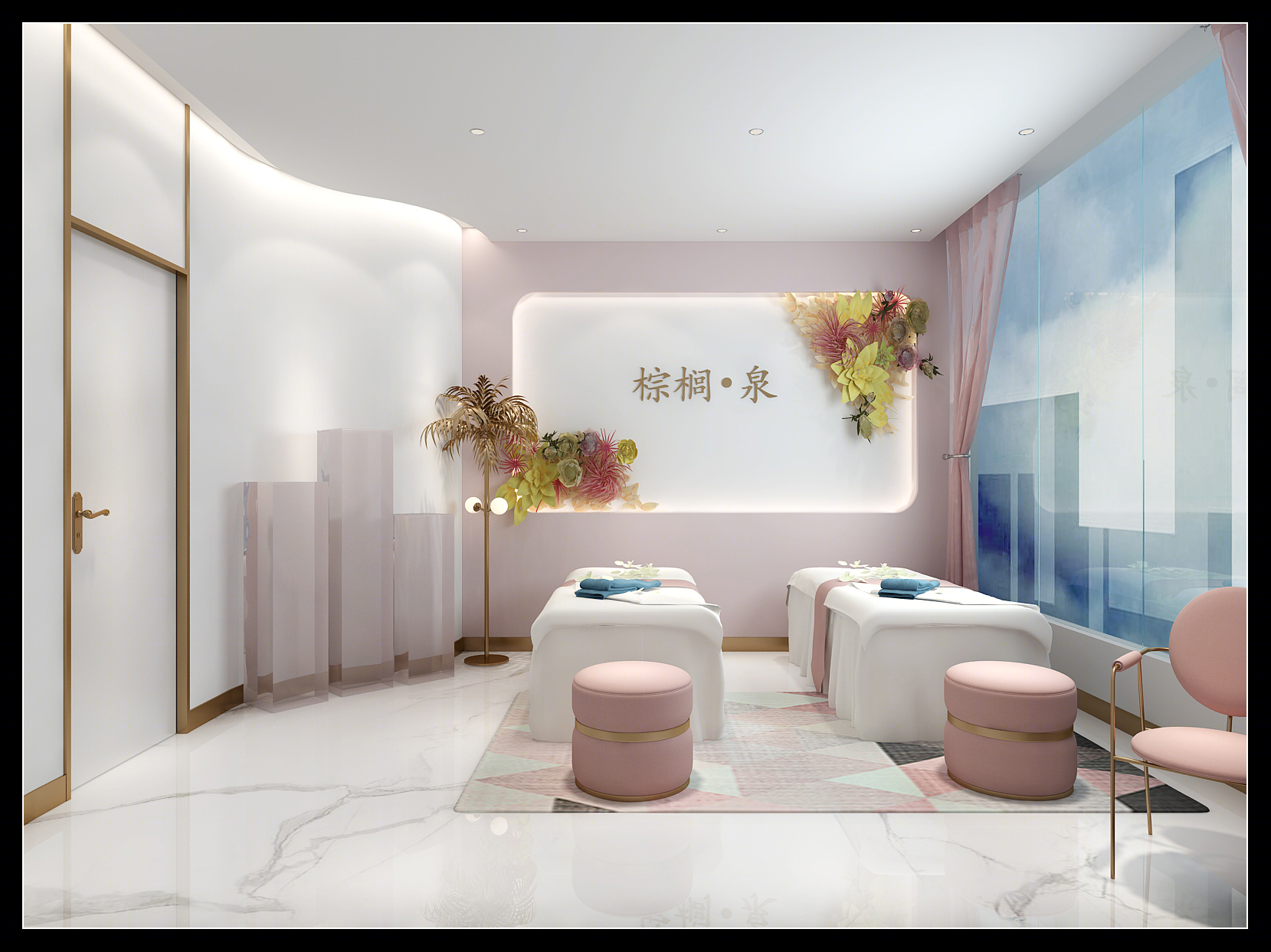 邓州棕榈泉 SPA 会所 | 热带风情融入养生空间-7