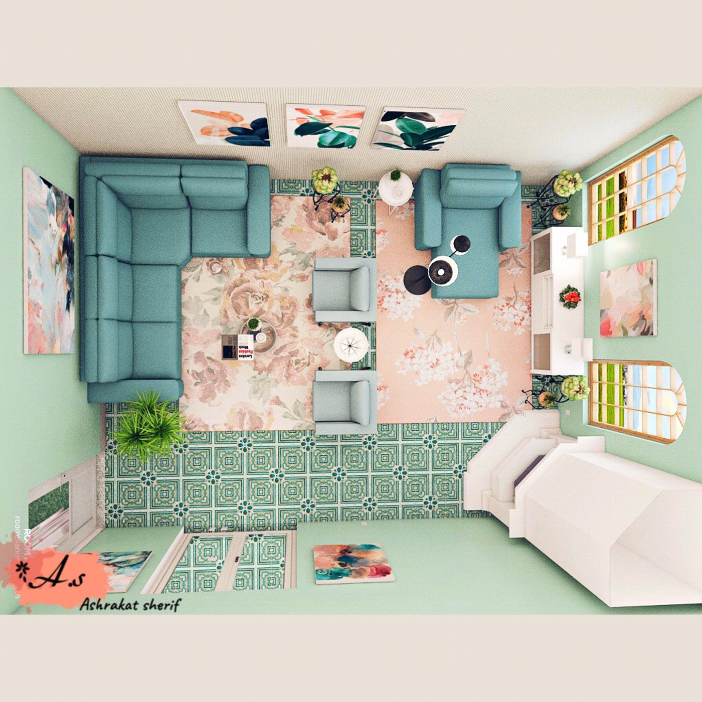 Villa project ( ground floor level )-3