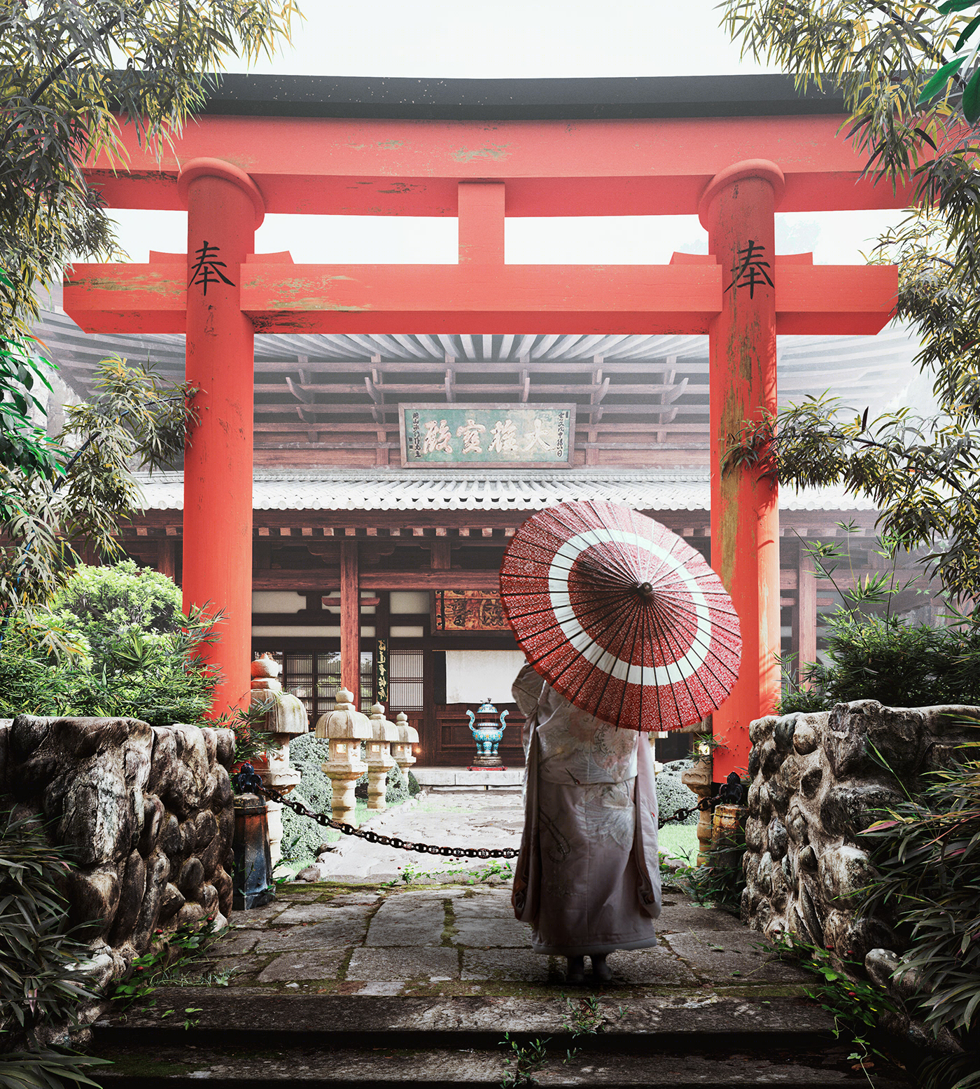 神秘花园 · 奥斯卡·帕斯特尔建筑视觉化项目-6