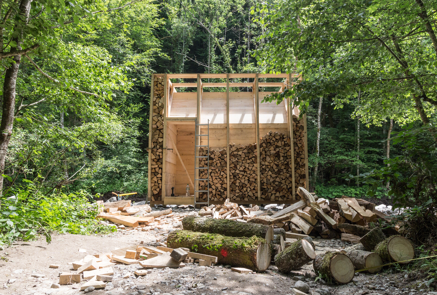 法国木堆积木小屋-8