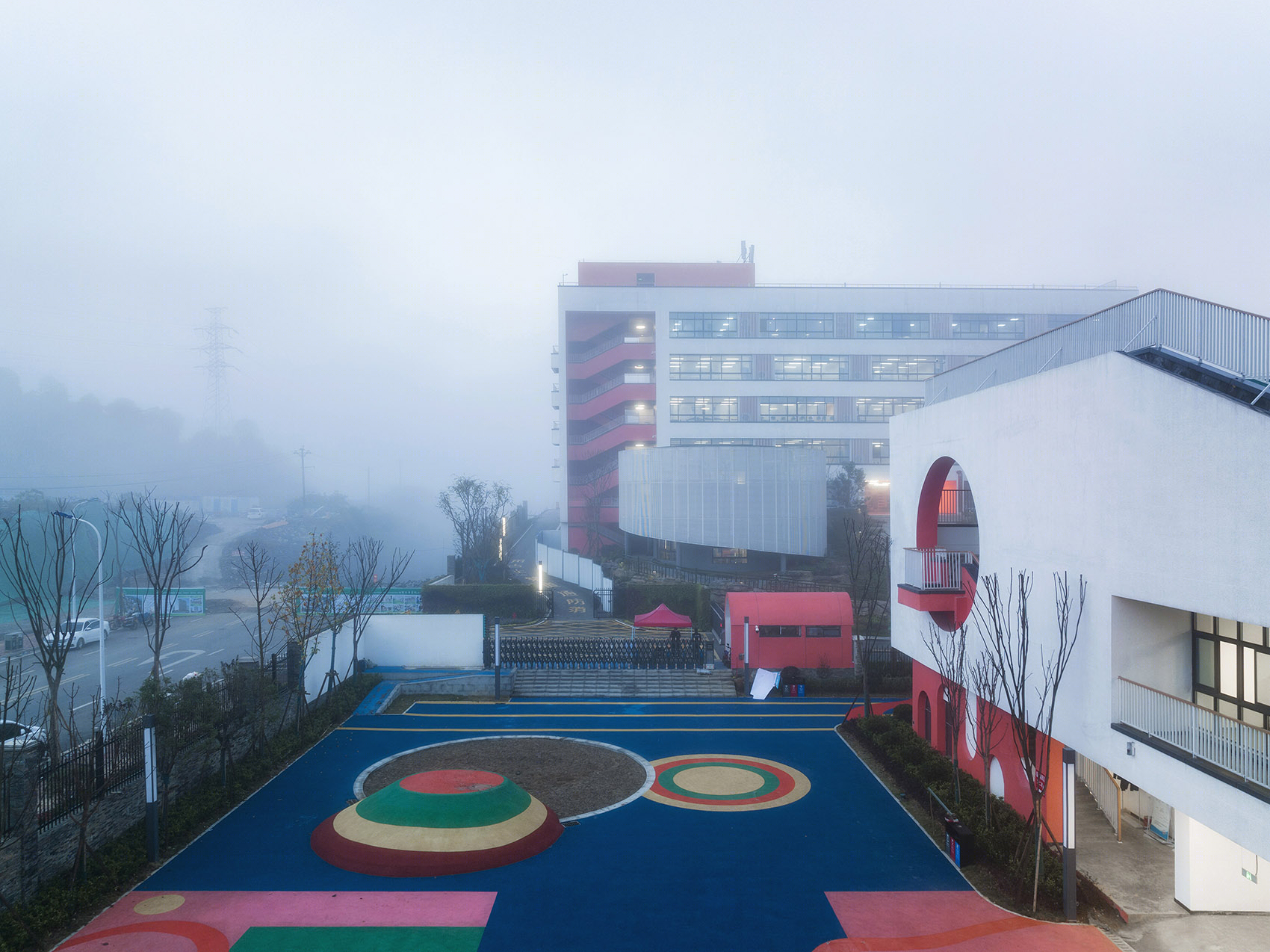 吉首中驰·湘郡礼德学校丨中国湘西丨山东建筑大学建筑城规学院象外营造工作室-72