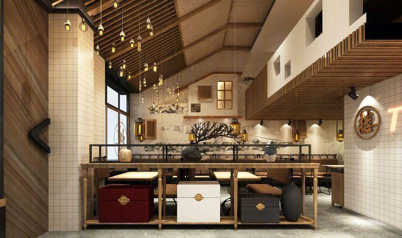 筒子楼餐饮设计 | 酒店风情的室内重构-6