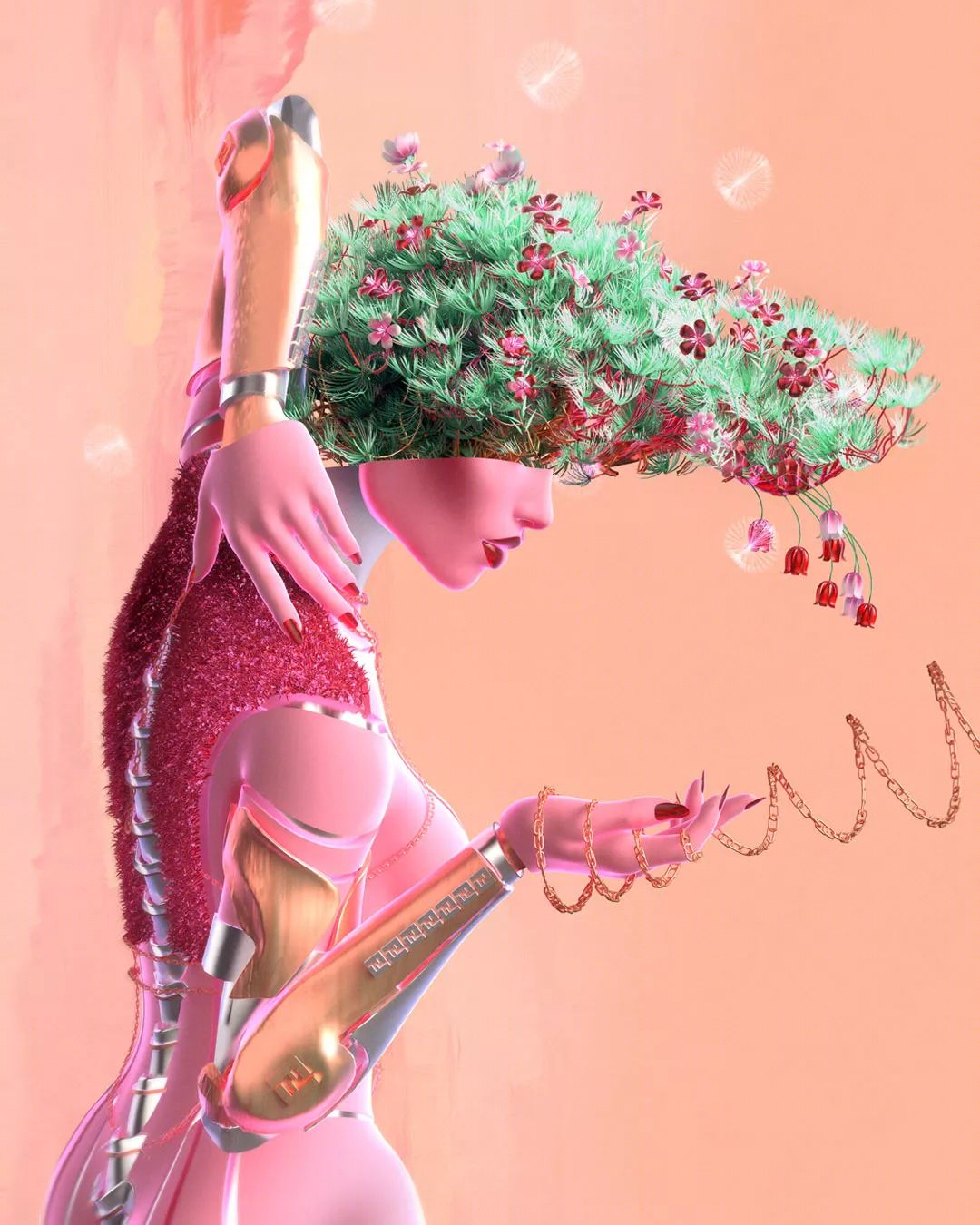 梦幻色彩的 3D 艺术盛宴-96