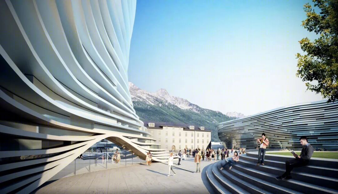瓦莱达奥斯塔大学新校区——有机“冰山”校园，彰显地域文化特色-48