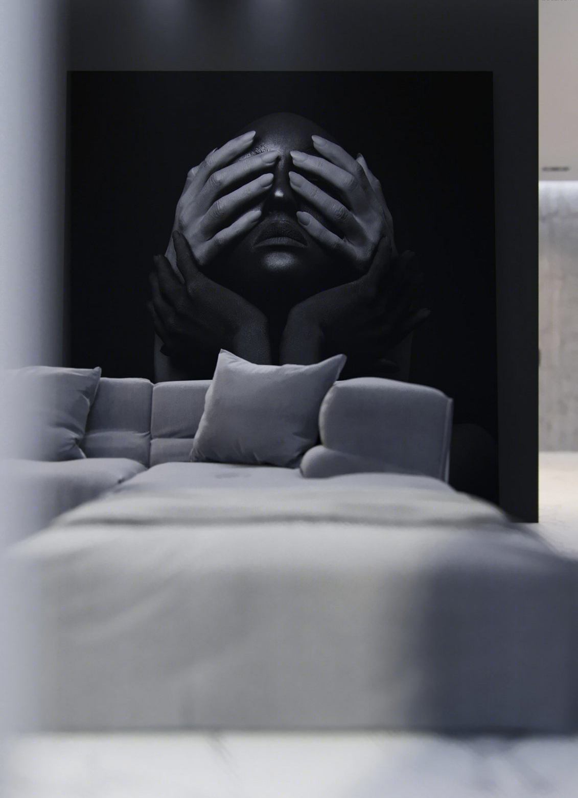 Studio Light Design--黑白灰现代简约住宅，简单不失精致！-6