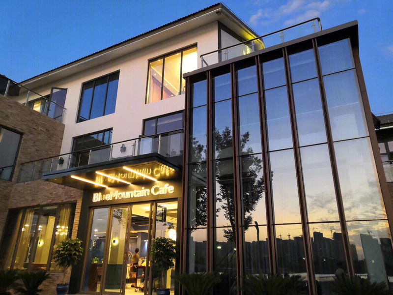 平湖蓝山咖啡旗舰店 | 现代精致的文化体验空间-66