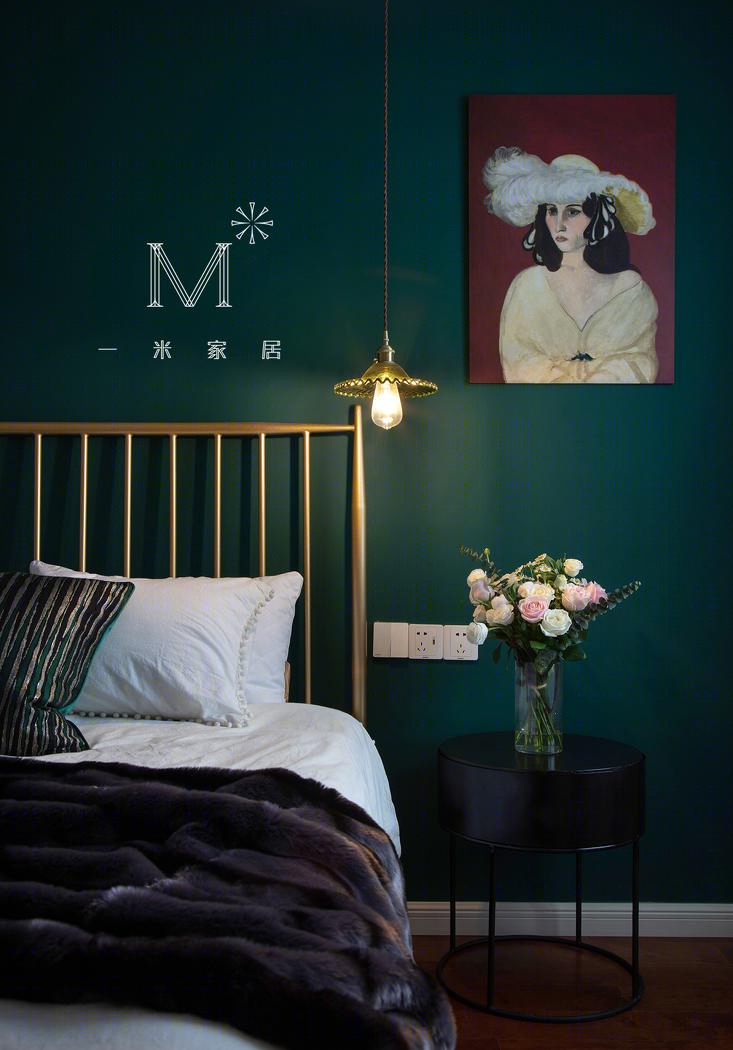 【一米家居】Miss charming 110m²美式混搭-1