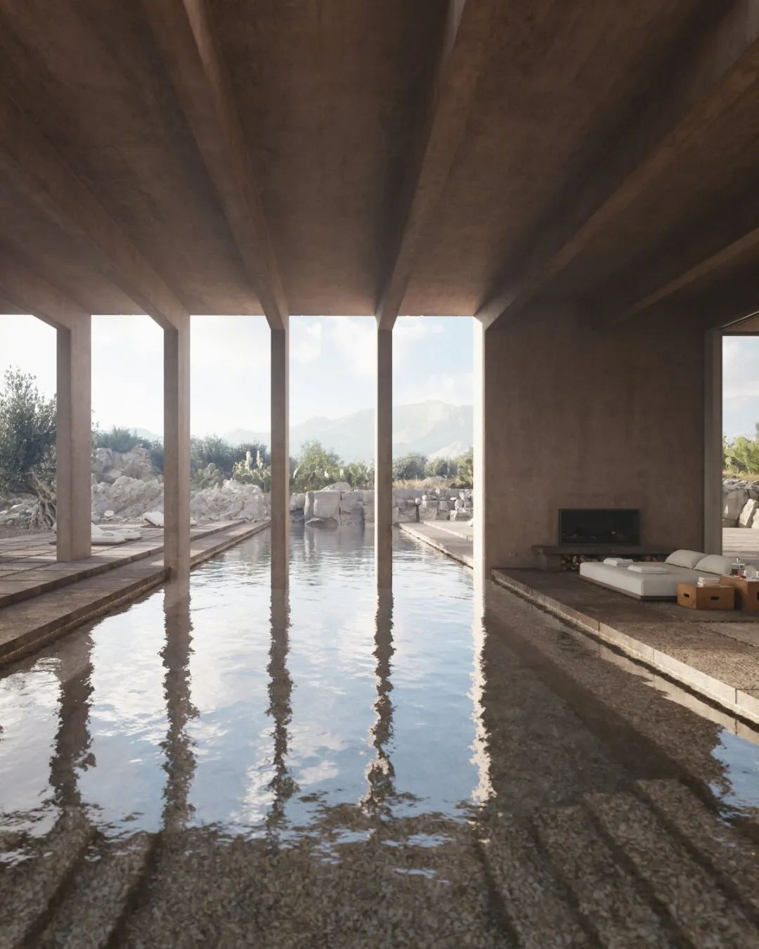 中东音乐家建筑师 Carl Gerges 的创意之作 | Baalbek 自然景观住宅 Villa Chams-23