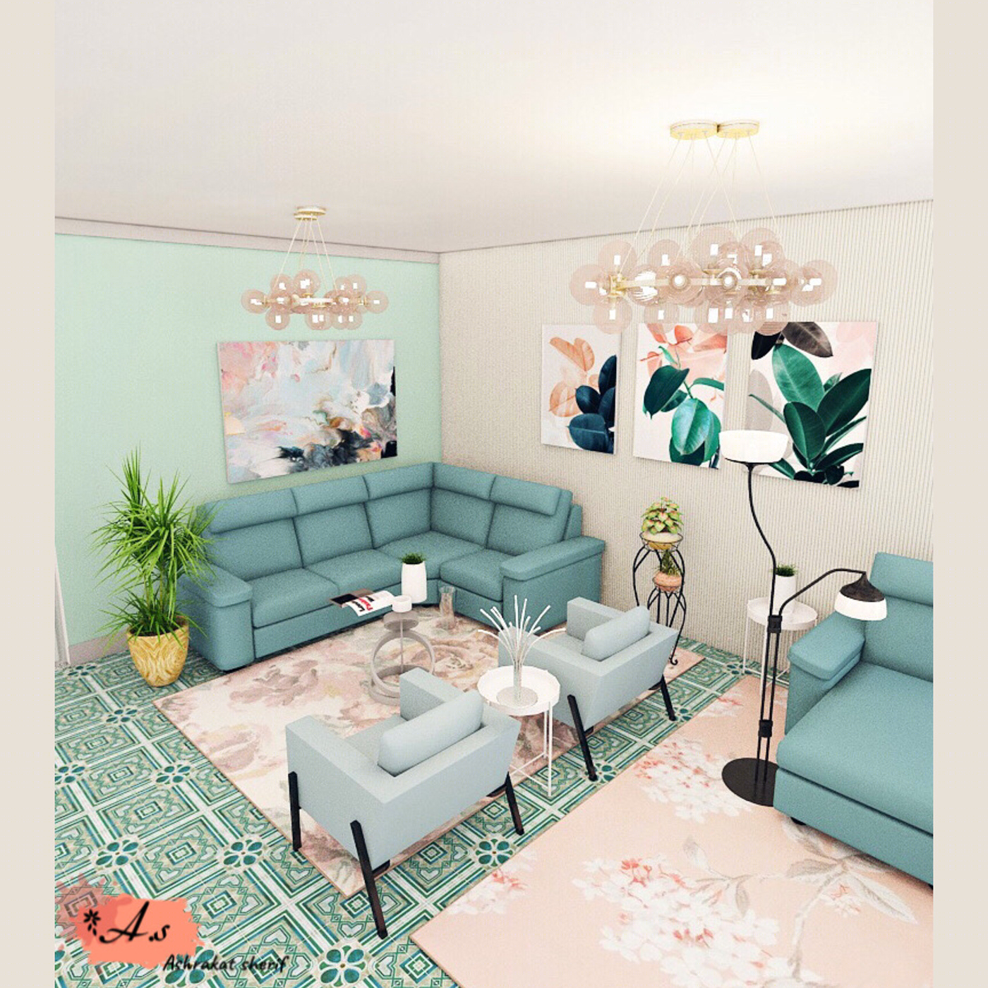 Villa project ( ground floor level )-4