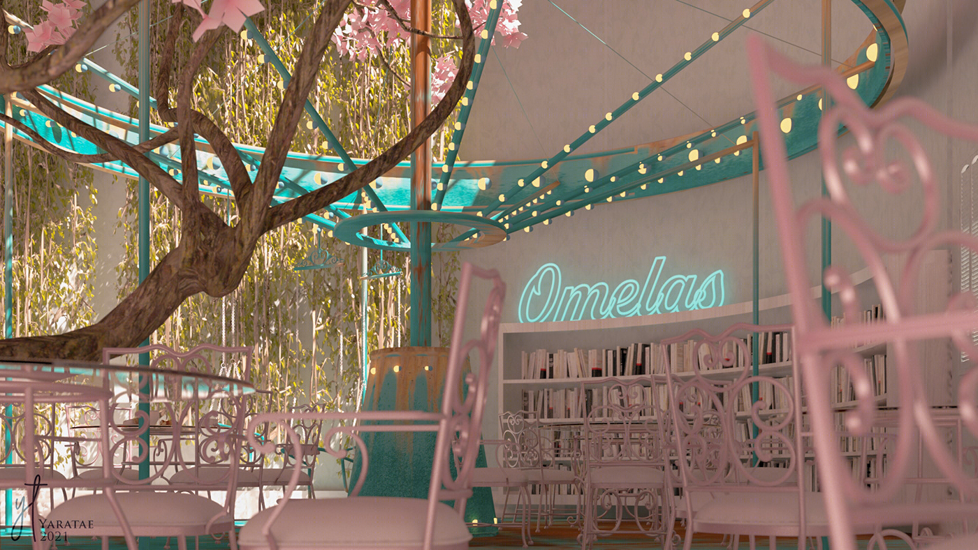 Spring Day Cafe (방탄소년단) 봄날 | 3D Visualization-1