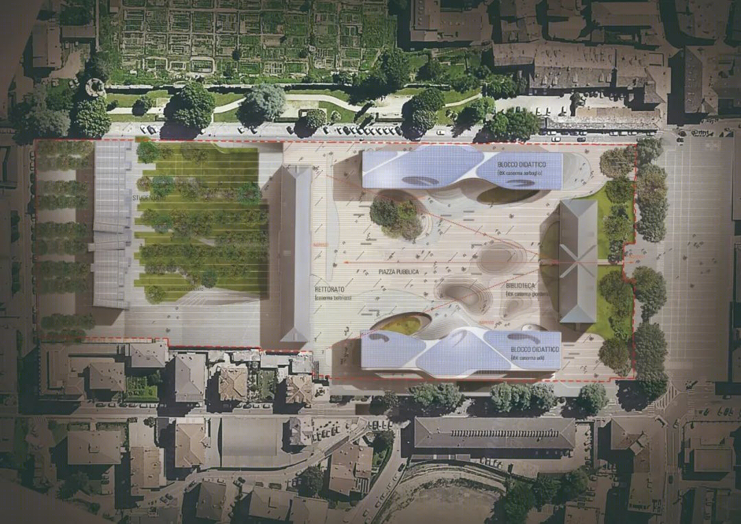 瓦莱达奥斯塔大学新校区——有机“冰山”校园,彰显地域文化特色-66